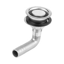 Respiro em L 5/8" C/Flange Tanque de Combustível Aço Inox