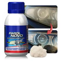 Restaurador de Farol Golf 1992 1993 1994 1995 1996 Abrilhantador Lente Vidro Remove Fosco