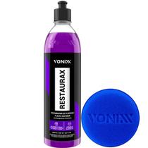 Restaurax Vonixx 500ml Revitalizador Restaurador Renovador de Plasticos Internos Externos Automotivo Restaurax Vonixx 500ml Revitalizador Restaurador Renovador de Plasticos Internos Externos Automotivo
