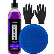 Restaurax Vonixx Restaurador de Plásticos Automotivos Internos e Externos Proteção UV e Acabamento Acetinado Restaurax Vonixx Restaurador de Plásticos Automotivos Internos e Externos Proteção UV e Acabamento Acetinado