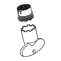 Restritor de fluxo do aerador Faucet Moen Insert 1,2 Gpm Restritor de fluxo do aerador Faucet Moen Insert 1,2 Gpm
