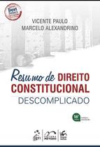Resumo De Direito Constitucional Descomplicado - 18ª Edição 2024 Metodo