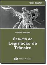 Resumo de legislacao de transito - FERREIRA Resumo de legislacao de transito - FERREIRA