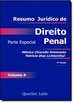Resumo Jurídico de Direito Penal: Parte Especial - Vol.4