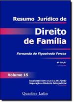 Resumo Juridico do Direito de Familia