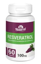 Resveratrol 100 Mg 60 Cápsulas Só Natural