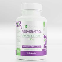 Resveratrol 80mg 60 Cápsulas Bioroots