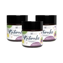 Resveratrol Naturalis 60 Cáps Trans Resveratrol Kit 3 Potes