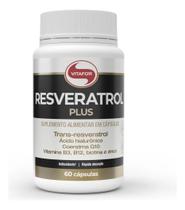 Resveratrol Plus Acido Hyalurônico Coenzima Q10 60Cp Vitafor