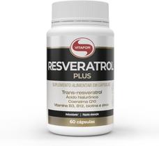 Resveratrol Plus Suplemento Alimentar Vitafor 60 cápsulas