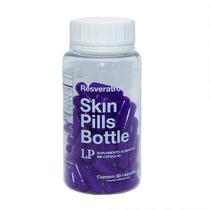 Resveratrol Skin Pills Bottle Anti-idade Combate Envelhecimento - Le Paquet