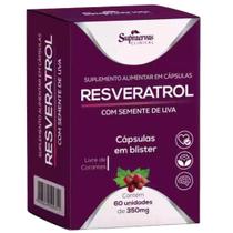 Resveratrol Trans Resveratrol Original 60 Cápsulas Semente de Uva Supraervas Resveratrol Trans Resveratrol Original 60 Cápsulas Semente de Uva Supraervas