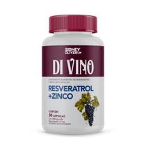 RESVERATROL + ZINCO DI-VINO 30 CÁPSULAS SIDNEY OLIVEIRA antioxidante
