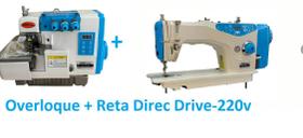 reta E Overlock Direc Drive Novas-220V-12 M GARANTIA - SEW STRONG