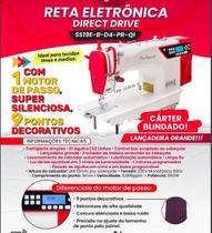Reta Eletrônica Carter Blindado- Pesada - 220v-SS19EB Reta Eletrônica Carter Blindado- Pesada - 220v-SS19EB