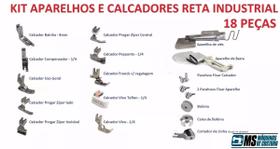 Reta Jack F4 + Kit Calcadores 19 Peças Reta Jack F4 + Kit Calcadores 19 Peças