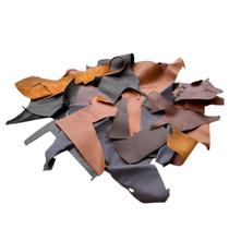 Retalhos Couro Legítimo Curtume 1 kg para Etiquetas, Chaveiros e Trabalhos de Artesanato e Decoração Retalhos Couro Legítimo Curtume 1 kg para Etiquetas, Chaveiros e Trabalhos de Artesanato e Decoração