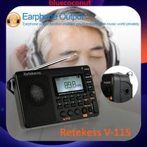 Retekess V-115 Rádio FM / AM / SW Receptor de rádio multiban