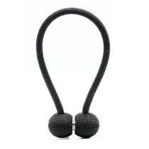 Retenções de cortina borlas pretas tiebacks de cortina magnética cortinas retenções fivelas tiras clipe decoração de casa