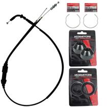 Retentor Bengala + Guarda Pó + Trava + Cabo Acelerador Cg125 Retentor Bengala + Guarda Pó + Trava + Cabo Acelerador Cg125