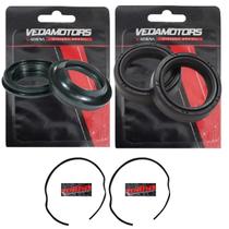 Retentor Bengala + Guarda Pó + Trava Dafra Speed 150 08..14