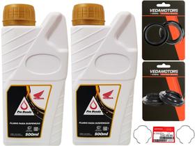 Retentor Bengala, Guarda Pó, Trava, Oleo Xr 200, Crf 230, Nx 350 Sahara