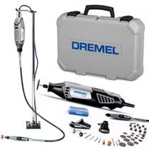 Retífica DREMEL 4000 Profissional 175W 36 Acessórios. 3 Acoplamentos e Suporte 2222 DREMEL