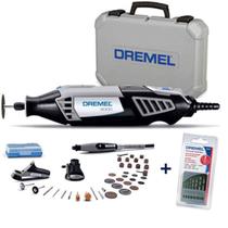 *Retífica DREMEL 4000 Profissional 175W c/ 36 Acess + 3 Acoplamentos + 1 Kit Brocas DREMEL *Retífica DREMEL 4000 Profissional 175W c/ 36 Acess + 3 Acoplamentos + 1 Kit Brocas DREMEL