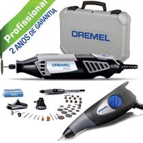 *Retífica Dremel 4000 Profissional com 36 Acessórios + 3 Acoplamentos + 1 Gravador Engraver 290
