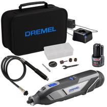 Retifica Dremel 8240 12V Bivolt Bolsa e 5 Acessórios com Eixo Flexível EVALD Retifica Dremel 8240 12V Bivolt Bolsa e 5 Acessórios com Eixo Flexível EVALD