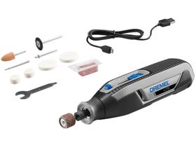Retífica Dremel LITE 7760-N/10 à Bateria 4V Bivolt com 10 Acessórios DREMEL