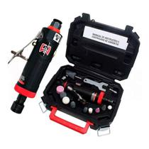 Retífica Pneumática Mini Esmeril De Ar Com Maleta E Kit