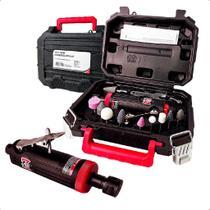 Retífica Pneumática Reta 1.4 22.000 RPM com Maleta 15 Acessórios Alta Rotação Desbaste Polimento Oficina Profissional Retífica Pneumática Reta 1.4 22.000 RPM com Maleta 15 Acessórios Alta Rotação Desbaste Polimento Oficina Profissional