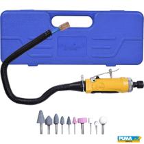 Retifica Reta Pneumática 1/4 0-22000rpm At-7033 Puma C/kit