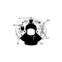 Retificador Do Alternador Cummins Komatsu Massey Ferguson Maxion Mercedes Valmet Volvo Volkswagen 95A - Ikro - IK3541