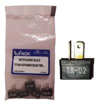 Retificador Silício Titan150 + Diodo Retificador Silício 5un