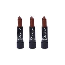 Retok Color Stick Anaconda 3G - Castanho Medio - Kit Com 3Un