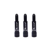 Retok Color Stick Anaconda 3g - Preto - Kit C/ 3un