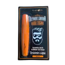 Retoque Líquido Barba/Bigode Preto 2.0 8g FlashON