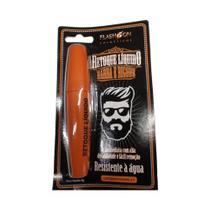 Retoque Líquido Flash On para Barba e Bigode - Castanho Escuro 3.0