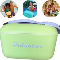 Retrô Cooler Polarbox Original Verde 20L Estilo E Refrigeração