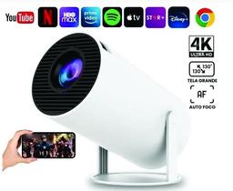 Retro Projetor Bluetooth Data Show Wifi Retroprojetor Multimídia Tela 4k Android hy300 - Importado