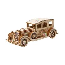 Retro Vintage 3d Quebra-cabeça De Madeira Clássico Carro Montagem Modelo Diy Decoração Presente Para
