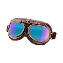 Retro vintage piloto óculos de proteção do motor para motocicleta cruiser cafe scooter