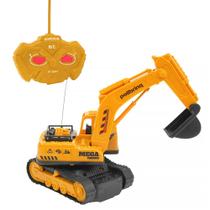Retroescavadeira Controle Remoto Mega Trucks 27mhz CAR833 - Polibrinq