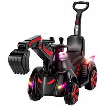 Retroescavadeira Futurista Trator Elétrico Infantil 6V Musical Luz Som Até 30Kg - Unitoys Retroescavadeira Futurista Trator Elétrico Infantil 6V Musical Luz Som Até 30Kg - Unitoys