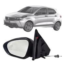 Retrovisor Argo Cronos 2017 A 2023 Com Controle Manual