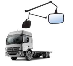 Retrovisor Auxiliar MB Atego Axor Cabine Alta - Frontal