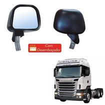 Retrovisor Auxiliar Scania Serie 4 E 5 Ld Com Desembaçador