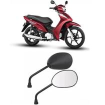 Retrovisor Biz 125 Par Espelho Moto Original - Gvs GVS-79G